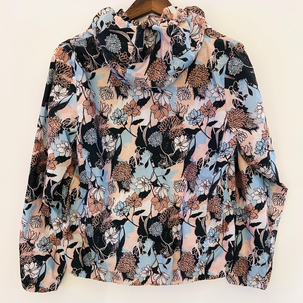 🌸 Rokka & Rella Floral Zip Hoodie Jacket | Pastel Botanical Print | Size S - Picture 5 of 7